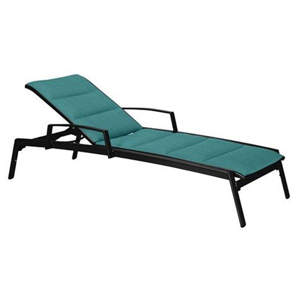 Tropitone Elance Padded Sling Chaise Lounge Stackable 36 lbs. Pool Furniture Supply