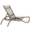 Tropitone La Scala Relaxed Sling Chaise Lounge with Aluminum Frame