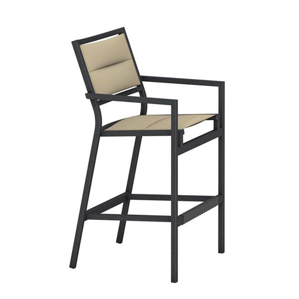Tropitone Cabana Club Padded Sling Bar Stool