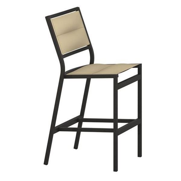 Tropitone Cabana Club Padded Sling Armless Bar Stool