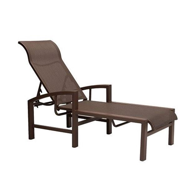 Tropitone Lakeside Sling Chaise Lounge with Aluminum Frame