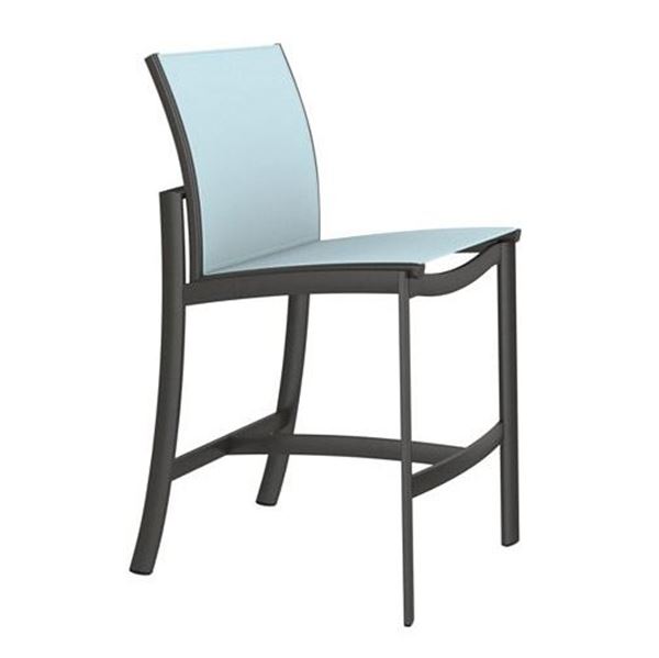 Tropitone Kor Relaxed Armless Sling Bar Stool