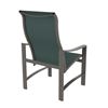 Tropitone Kenzo Sling High Back Dining Chair with Aluminum Frame