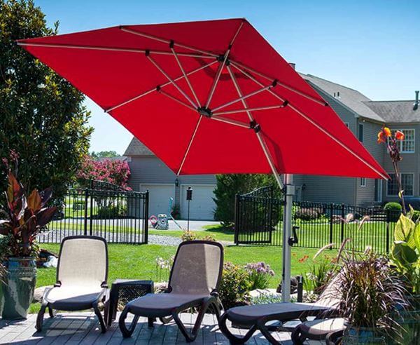 compact patio umbrella DIY 6 Foot Jazz Wooden Patio Umbrella Tilt