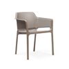 Net Stacking Fiberglass Reinforced Plastic Resin Armchair