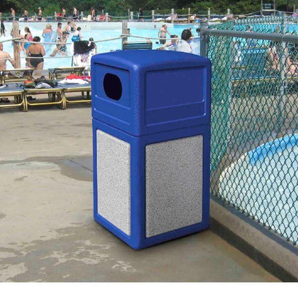 Pool Deck Trash CansTrash Cans for Pools Pool Furniture Supply