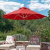 Frankford 11 Foot Octagonal Aluminum Market Umbrella with Marine Grade Fabric