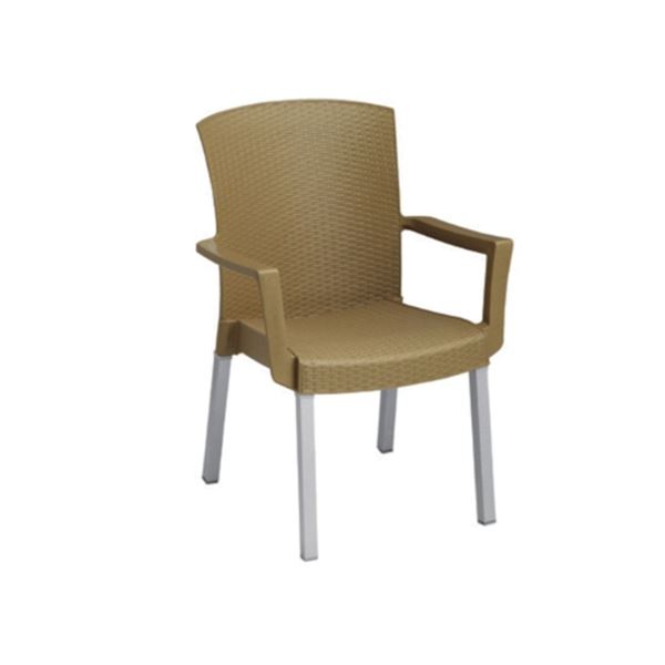 Havana Classic Plastic Resin Stackable Armchair