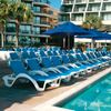 Catalina Plastic Resin Sling Stackable Chaise Lounge