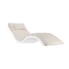 Ledge Lounger Signature In-Pool Chaise Lounge Made Of Plastic Resin with Full Cushion and Headrest
