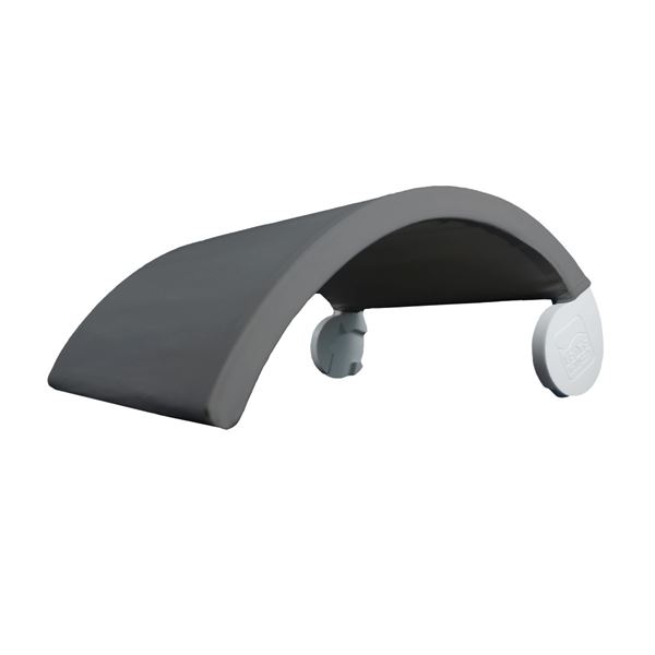 Ledge Lounger Signature In-Pool Chaise Lounge Made Of Plastic Resin with Shade