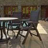 Java All Weather Wicker Folding Chair, Stackable