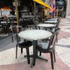 Miami Bistro Plastic Resin Stacking Side Chair