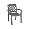 Sanibel Plastic Resin Stacking Dining Armchair
