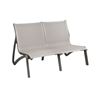 Sunset Sling Love Seat Chair, with Aluminum Frame by Grosfillex
