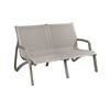 Sunset Sling Love Seat Chair, with Aluminum Frame by Grosfillex