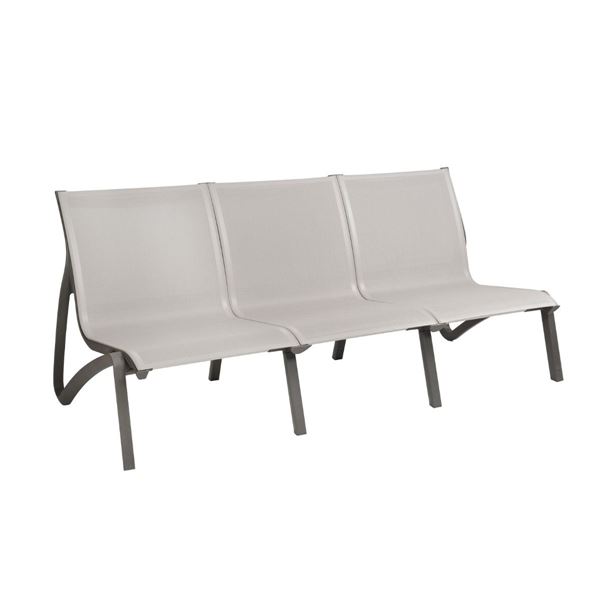 Sunset Sling Sofa, with Aluminum Frame by Grosfillex
