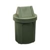 42 Gallon Pool Deck Trash Can with 2 Way Swing Lid & Liner