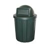 42 Gallon Pool Deck Trash Can with Dome Top Lid & Liner