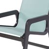 Malibu High Back Dining Arm Chair Fabric Sling with Marine Grade Polymer
