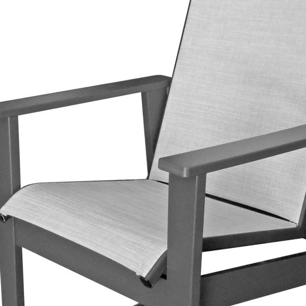 Sienna Bar Chair Fabric Sling with Marine Grade Polymer Frame
