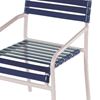 St. Lucia Dining Chair, Vinyl Straps with Aluminum Frame