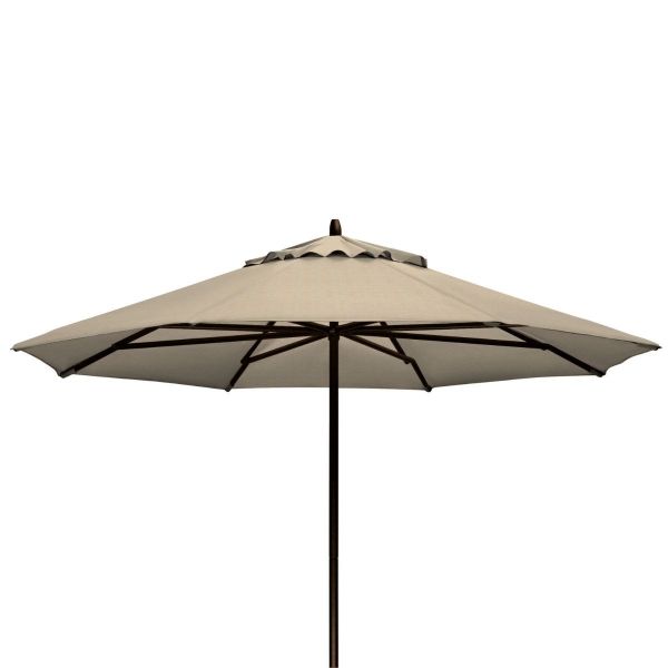 Commercial Market Umbrella Telescope Casual 9' Powdercoat Aluminum