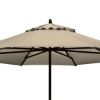 Commercial Market Umbrella Telescope Casual 9' Powdercoat Aluminum