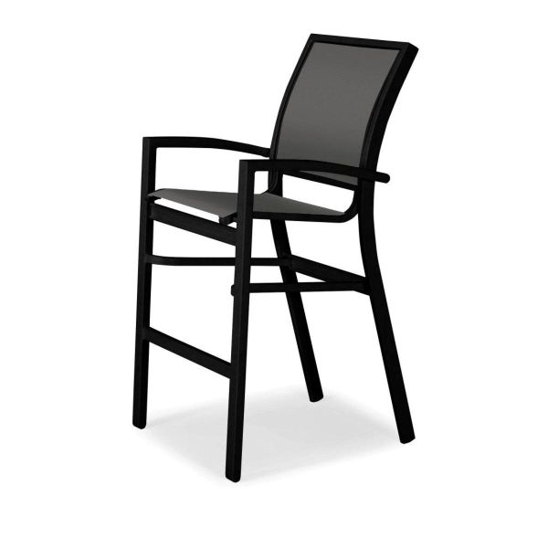 Kendall Sling Stacking Bar Height Stacking Café Chair