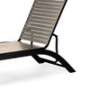 Telescope Kendall Strap, Lay Flat Stacking Chaise with Aluminum Frame