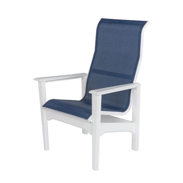Cape Cod Sling Fabric High Back Dining Chair