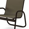 Telescope Gardenella Arm Chair Fabric Sling with Aluminum Frame
