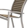 Telescope Kendall Strap Stacking Cafe Chair with Aluminum Frame