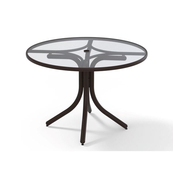 Telescope 42" Acrylic Round Dining Height Table