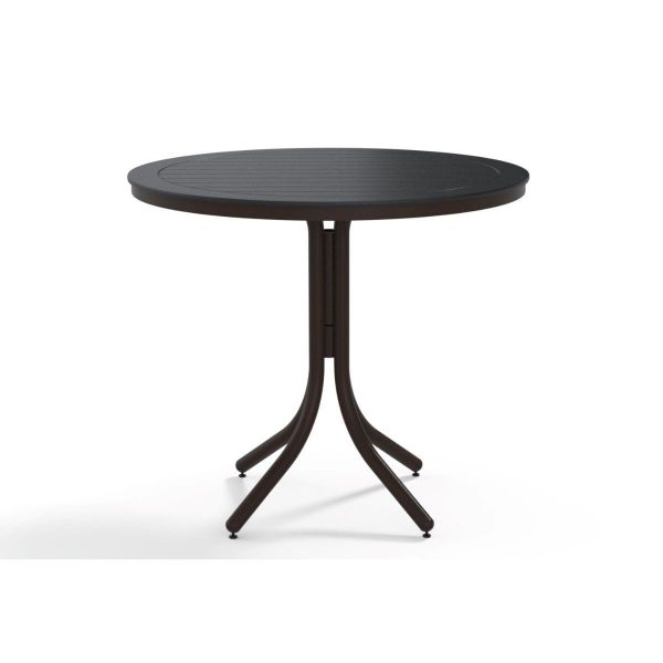 Telescope 42" Marine Grade Polymer Round Bar Height Table