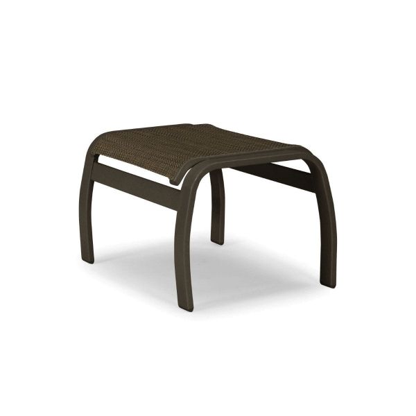 Belle Isle Sling Ottoman with Aluminum and Marine Grade Polymer Frame