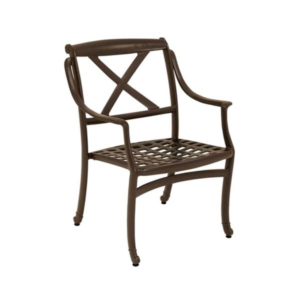 Tropitone BelMar Cast Aluminum Dining Chair for Pool