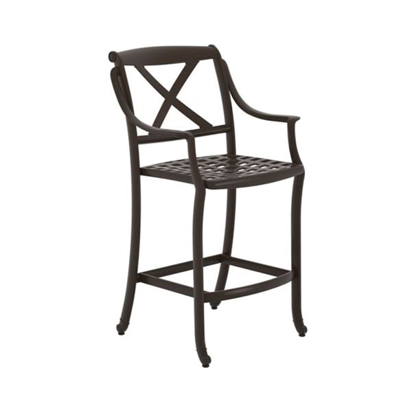Tropitone BelMar Cast Aluminum Bar Stool for Pool