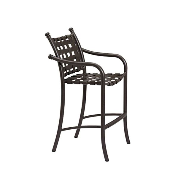 Tropitone La Scala Cross Strap Bar Stool