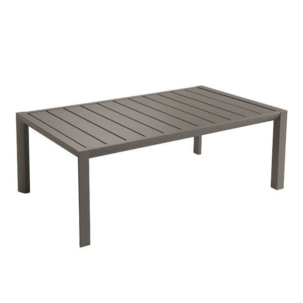 24” x 40" Sunset Aluminum Cocktail Table, 21 lbs. - Fusion Bronze