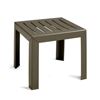 Bahia 16 Inch Square Cocktail Table Plastic Resin - Bronze