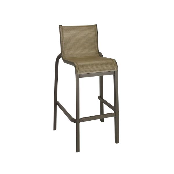 Sunset Sling Armless Barstool - Cognac