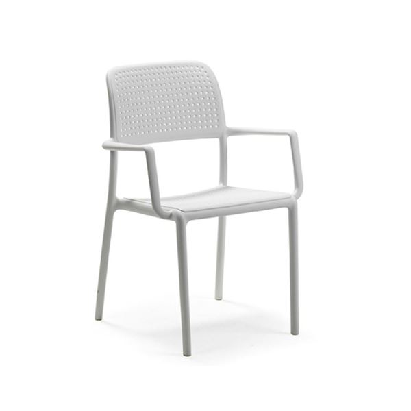 Bora Stacking Plastic Resin Dining Chair