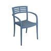 Vogue Stacking Arm Chair, Air Modeled Plastic, 10 Lbs.
