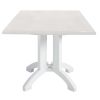 Atlanta 32” Square Pedestal Table With Umbrella Hole