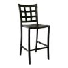 Plazza Polymer Stacking Barstool With Aluminum Frame, 22 Lb. – For Interior Commercial Use