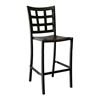 Plazza Polymer Stacking Barstool With Aluminum Frame, 22 Lb. – For Interior Commercial Use