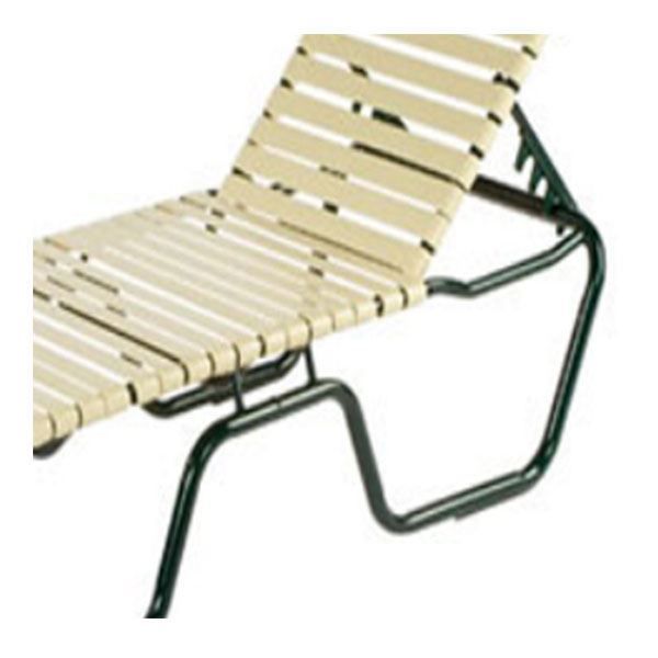 Neptune Senior Chaise Lounge Vinyl Straps With Aluminum Frame