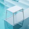 17" x 15"  POP Resin Pool Ledge Side Table for Chaise Lounges – 3 lbs.