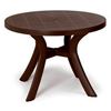 Toscana 47 Inch Round Dining Table Plastic Resin